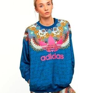 Adidas x Farm Rio Butterfly Kaleidoscope Sweatshirt Size Small Borbomix 2017